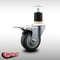 Service Caster 3.5'' SS Thermoplastic Rubber Swivel 1-7/8'' Expanding Stem Caster Total Lock Brake SCC-SSEXTTL20S3514-TPRB-178 - alternate 4